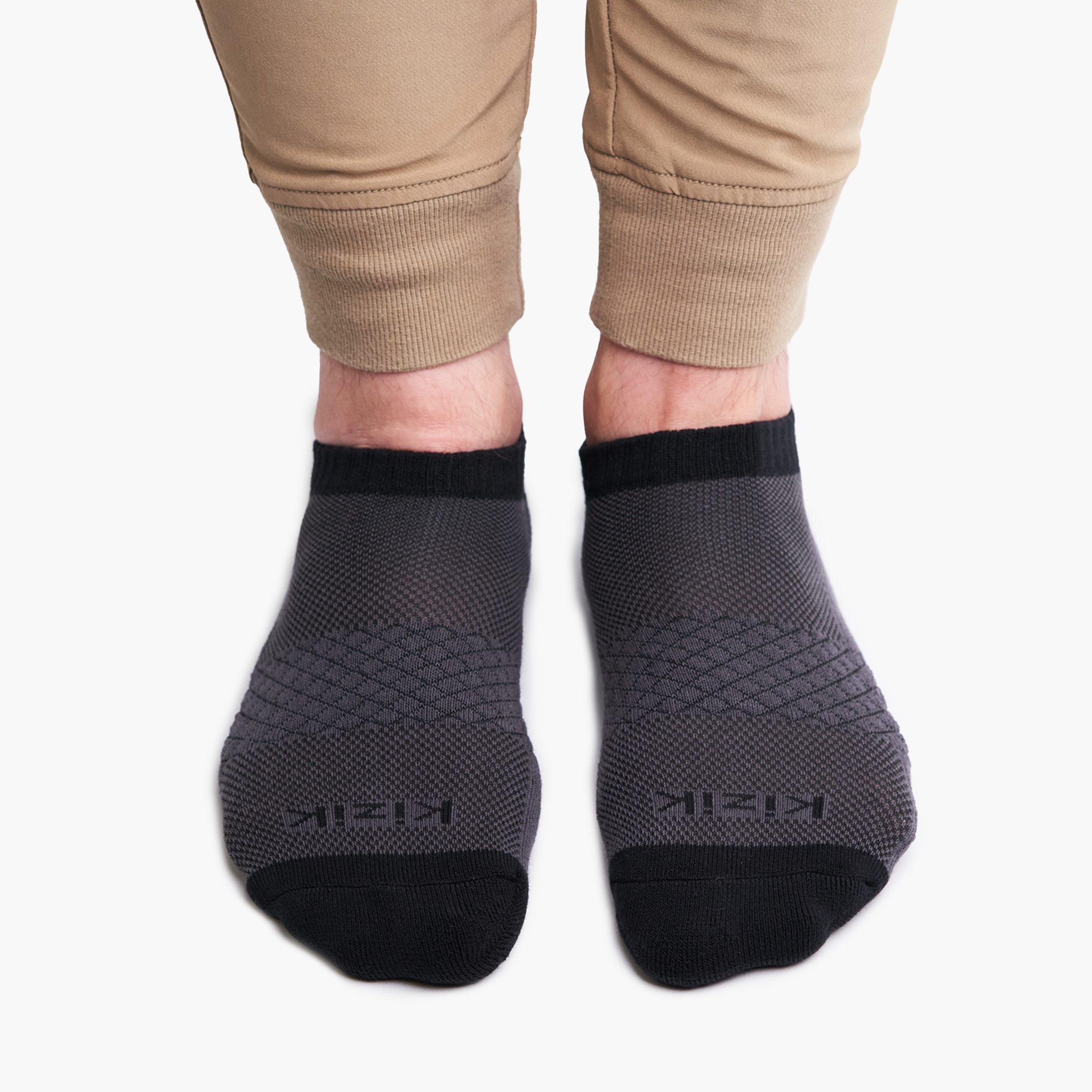 Kizik Ankle Socks - Charcoal - Image 5