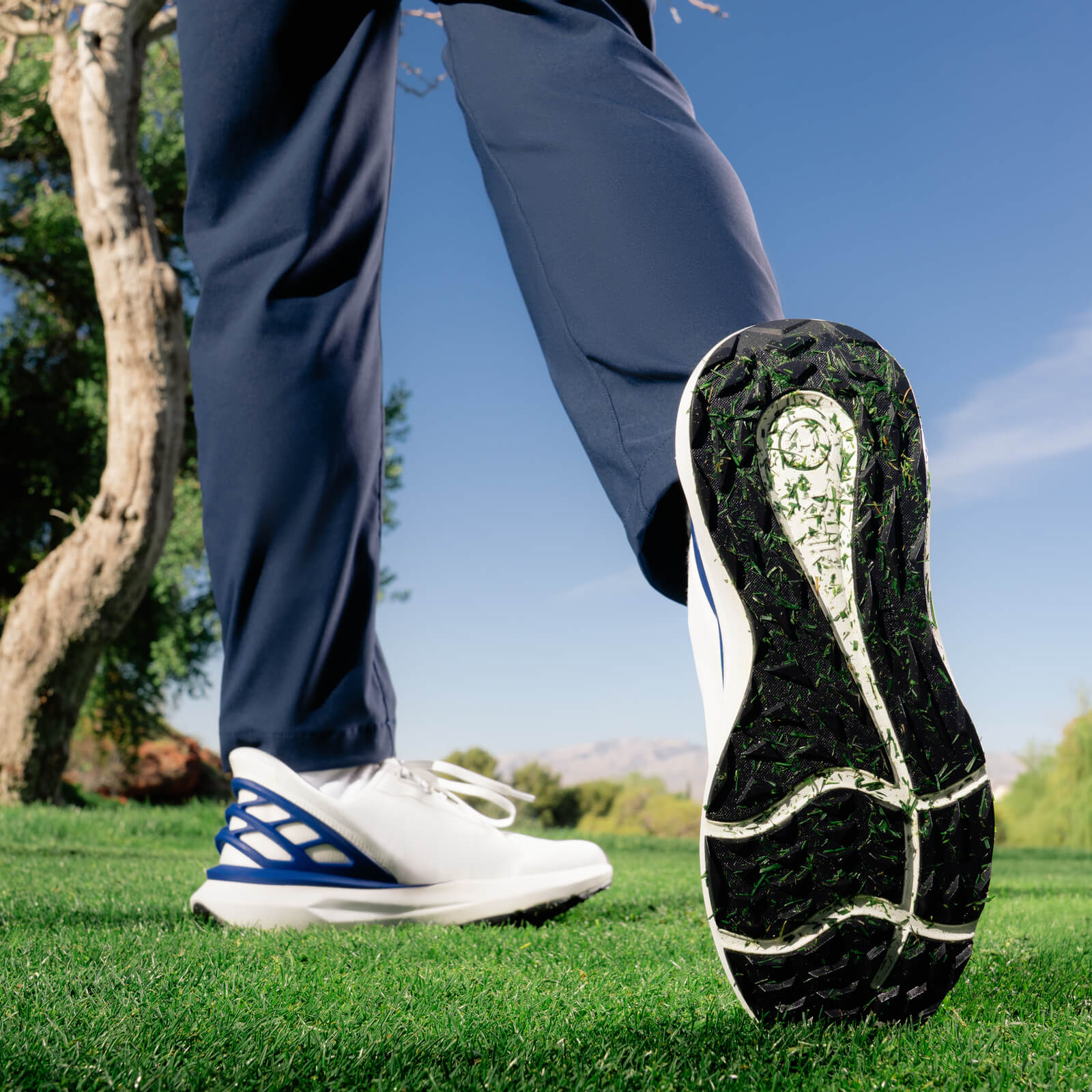 Men's Athens Golf - White/Surf the Web - Image 10
