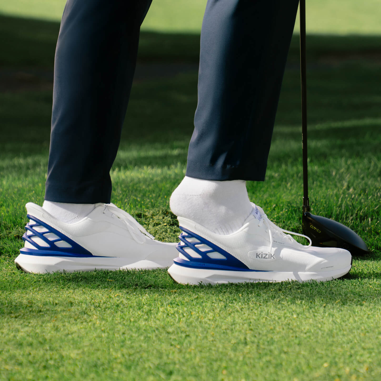 Men's Athens Golf - White/Surf the Web - Image 8